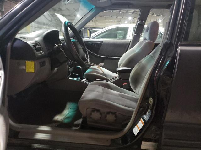 JF1SF65642H703649 - 2002 SUBARU FORESTER S შავი ფოტო 7