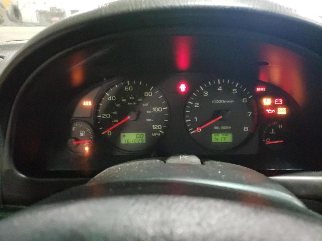 JF1SF65642H703649 - 2002 SUBARU FORESTER S შავი ფოტო 9