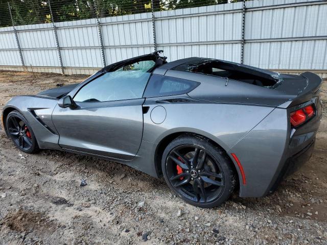 1G1YB2D76F5111947 - 2015 CHEVROLET CORVETTE STINGRAY 1LT GRAY photo 2