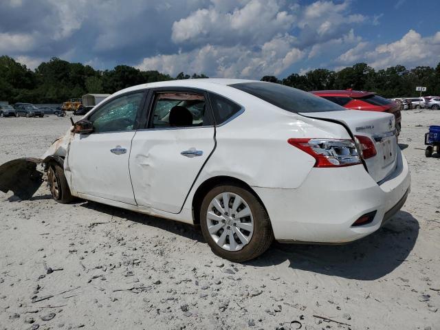 3N1AB7AP1KY339462 - 2019 NISSAN SENTRA S WHITE photo 2