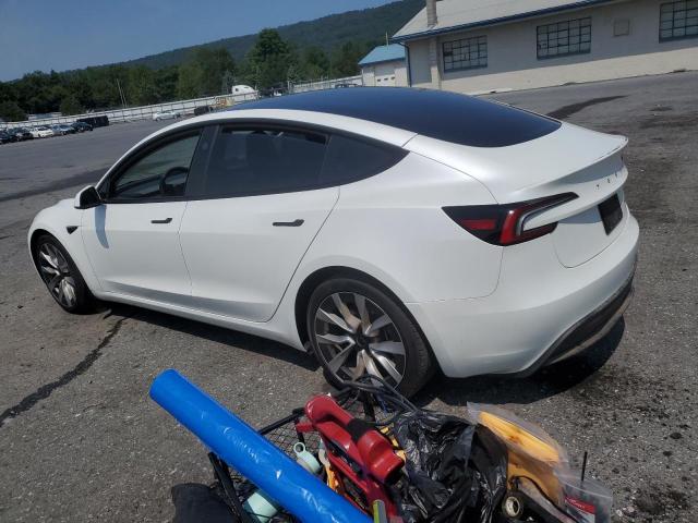 5YJ3E1EB0RF807180 - 2024 TESLA MODEL 3 白色 照片 2