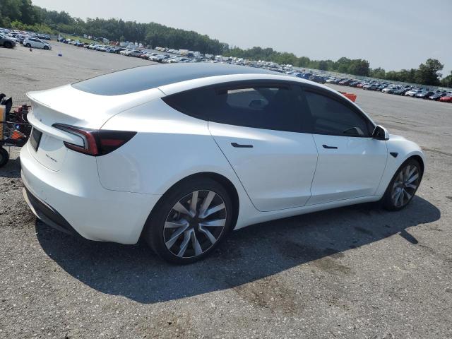 5YJ3E1EB0RF807180 - 2024 TESLA MODEL 3 白色 照片 3