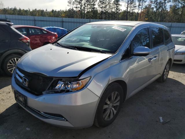 5FNRL5H6XFB079532 - 2015 HONDA ODYSSEY EXL SILVER photo 1