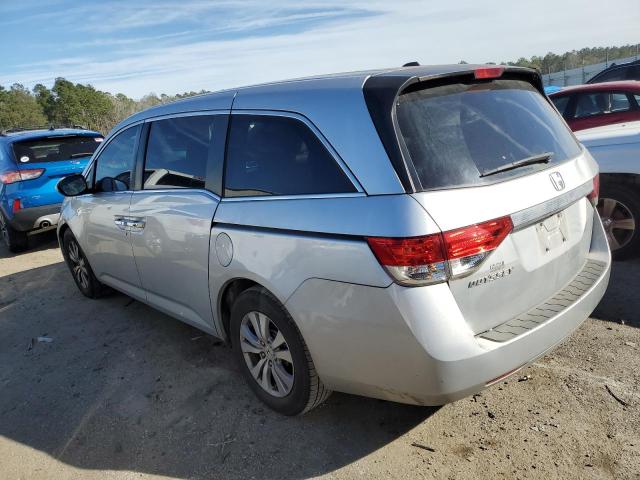 5FNRL5H6XFB079532 - 2015 HONDA ODYSSEY EXL SILVER photo 2