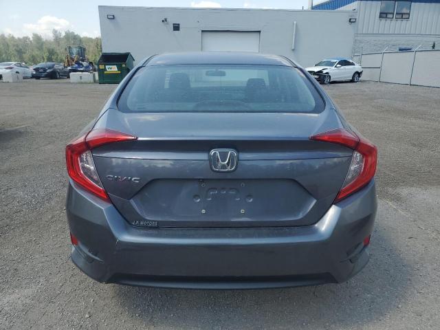 2HGFC2F54JH006821 - 2018 HONDA CIVIC LX GRAY photo 6