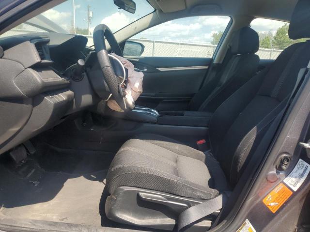 2HGFC2F54JH006821 - 2018 HONDA CIVIC LX GRAY photo 7