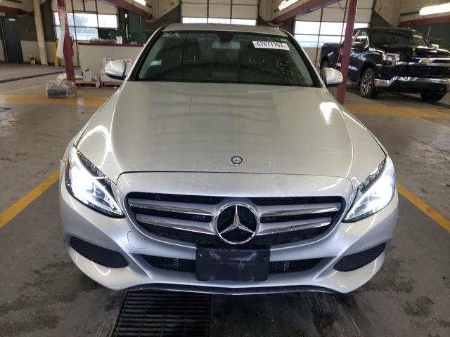 55SWF4KB5FU052389 - 2015 MERCEDES-BENZ C 300 4MATIC SILVER photo 5