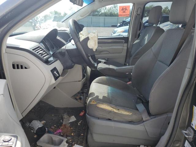 2V4RW4D16AR348382 - 2010 VOLKSWAGEN ROUTAN S GRAY photo 7