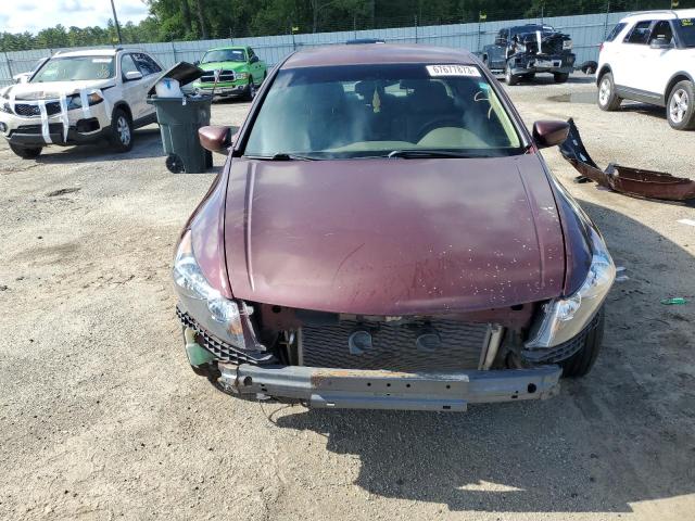 1HGCP26498A122930 - 2008 HONDA ACCORD LXP BURGUNDY photo 5