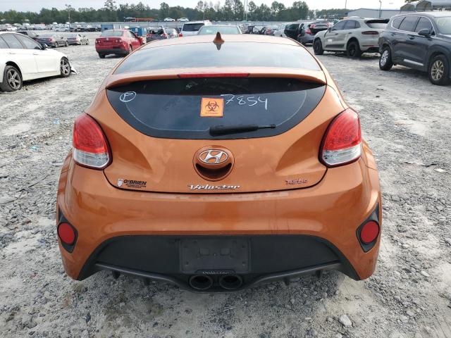 KMHTC6AE5DU167854 - 2013 HYUNDAI VELOSTER TURBO ORANGE photo 6