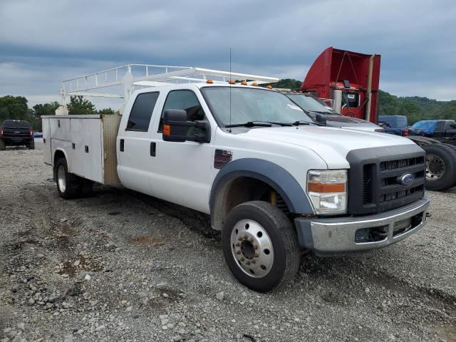 1FDXW46R18EA24070 - 2008 FORD F450 SUPER DUTY WHITE photo 4