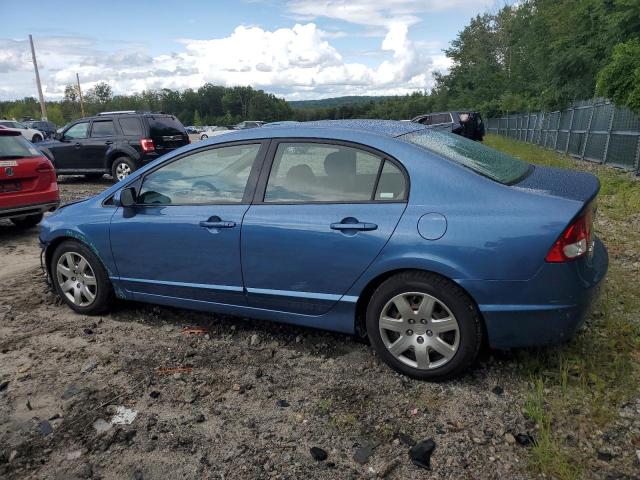 2HGFA16539H345954 - 2009 HONDA CIVIC LX BLUE photo 2