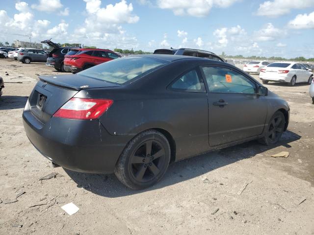 2HGFG12896H509508 - 2006 HONDA CIVIC EX BLACK photo 3