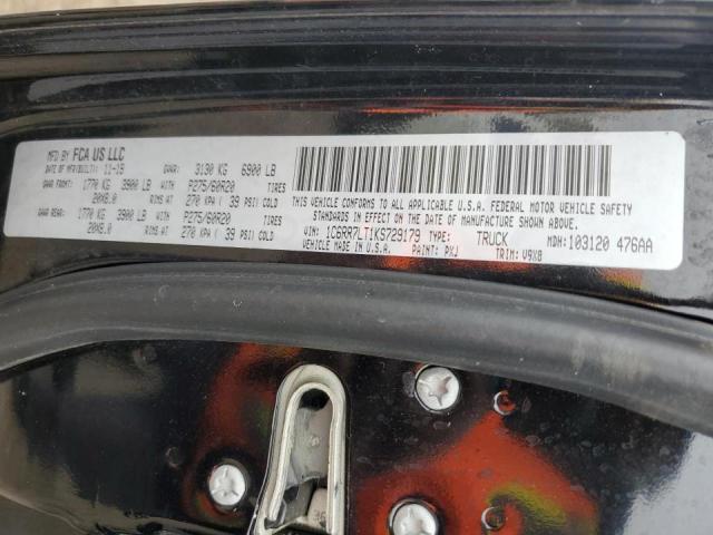 1C6RR7LT1KS729179 - 2019 RAM 1500 CLASS SLT შავი ფოტო 12