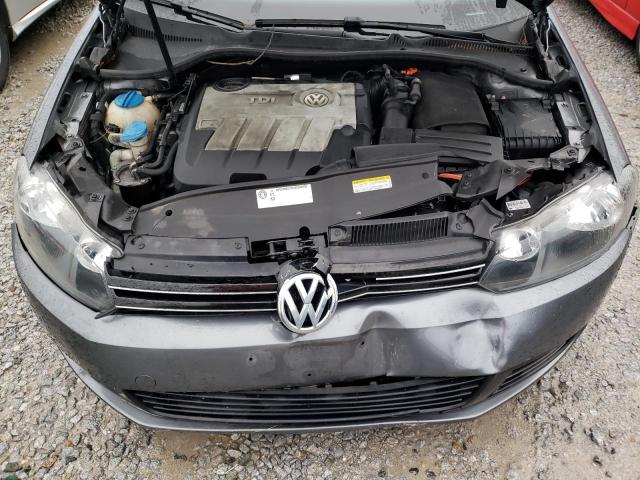 3VWPL7AJ4DM695928 - 2013 VOLKSWAGEN JETTA TDI GRAY photo 11