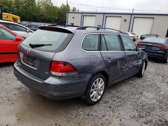 3VWPL7AJ4DM695928 - 2013 VOLKSWAGEN JETTA TDI GRAY photo 3