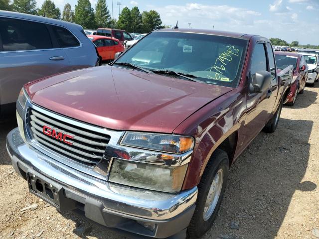 1GTCS49E588210944 - 2008 GMC CANYON SLE MAROON photo 1