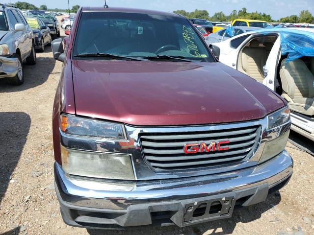 1GTCS49E588210944 - 2008 GMC CANYON SLE MAROON photo 5