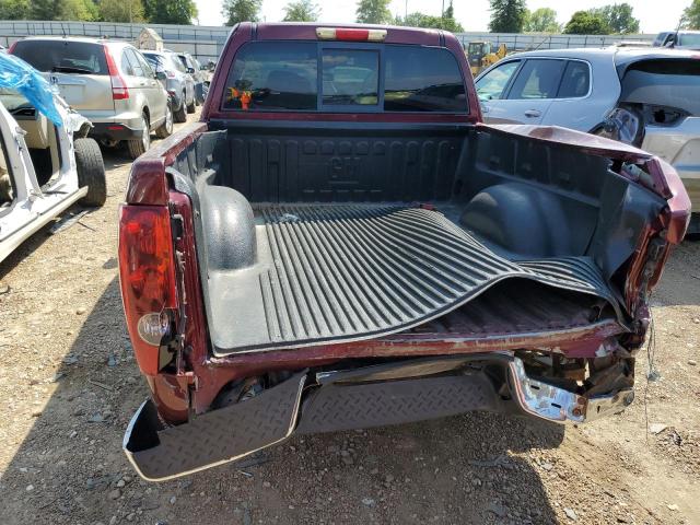 1GTCS49E588210944 - 2008 GMC CANYON SLE MAROON photo 6