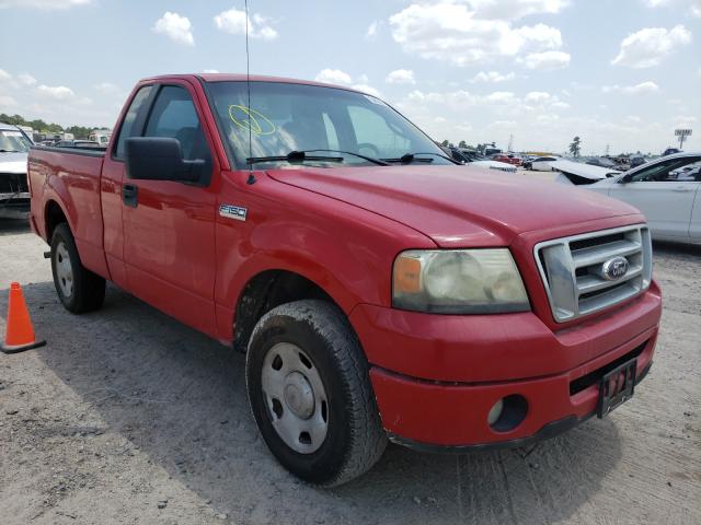 1FTRF12227KC12911 - 2007 FORD F150 RED photo 1