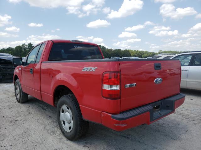 1FTRF12227KC12911 - 2007 FORD F150 RED photo 3