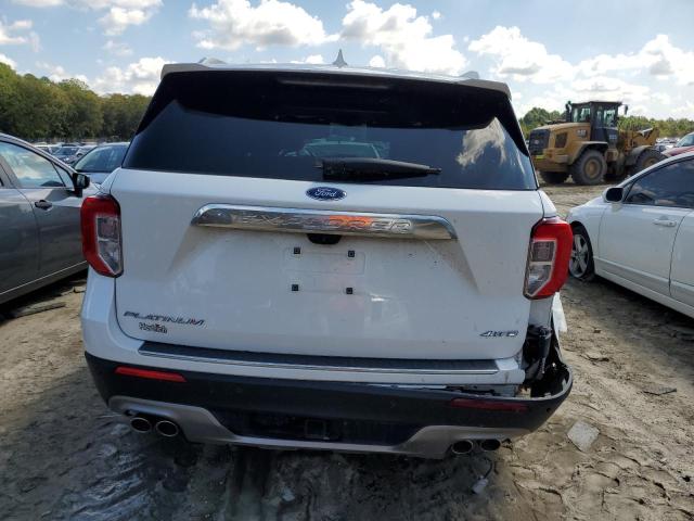 1FM5K8HC2NGB15156 - 2022 FORD EXPLORER PLATINUM WHITE photo 6