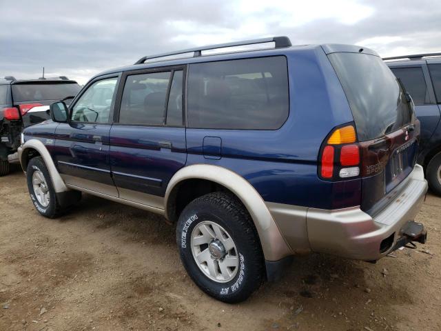 JA4MT31H91P054429 - 2001 MITSUBISHI MONTERO SPORT XLS BLUE photo 2