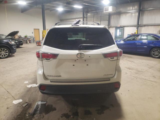 5TDJKRFH1FS196908 - 2015 TOYOTA HIGHLANDER XLE WHITE photo 6