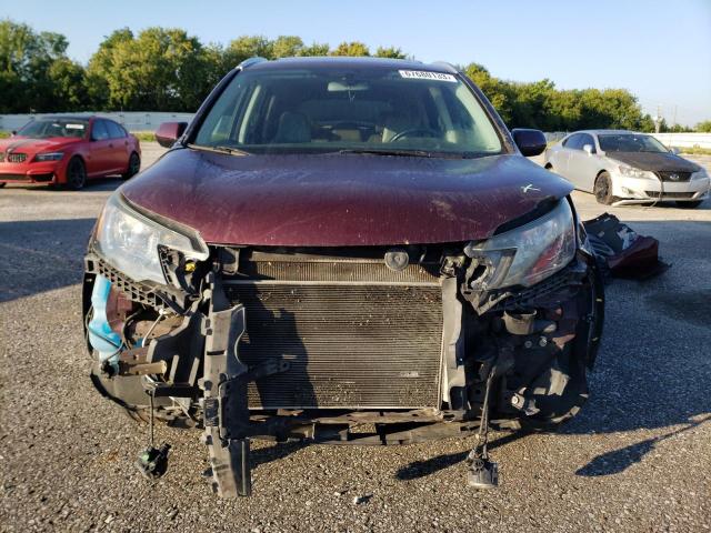 5J6RM4H72EL016253 - 2014 HONDA CR-V EXL BURGUNDY photo 5