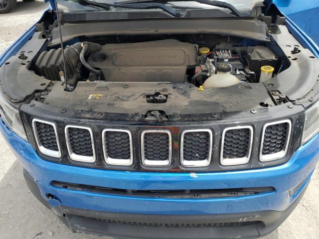 3C4NJCBB9JT376848 - 2018 JEEP COMPASS LATITUDE BLUE photo 12