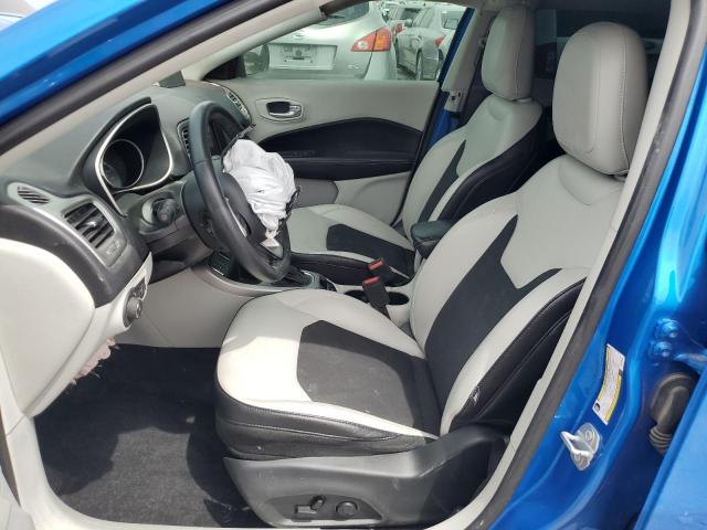 3C4NJCBB9JT376848 - 2018 JEEP COMPASS LATITUDE BLUE photo 7