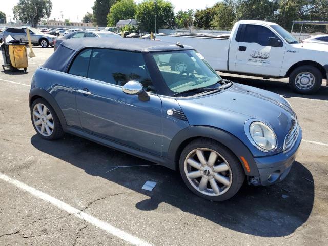 WMWMR3C54ATU97647 - 2010 MINI COOPER BLUE photo 4