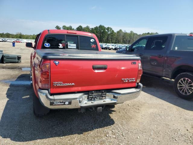 3TMJU62N88M059729 - 2008 TOYOTA TACOMA DOUBLE CAB PRERUNNER RED photo 6