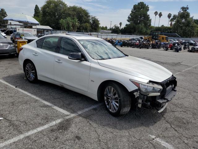 JN1EV7AP6KM511836 - 2019 INFINITI Q50 LUXE WHITE photo 4