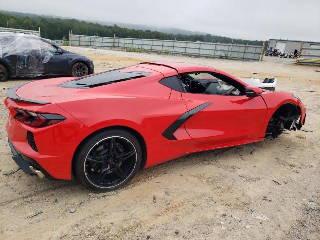 1G1YA2D46M5116393 - 2021 CHEVROLET CORVETTE STINGRAY 1LT RED photo 3