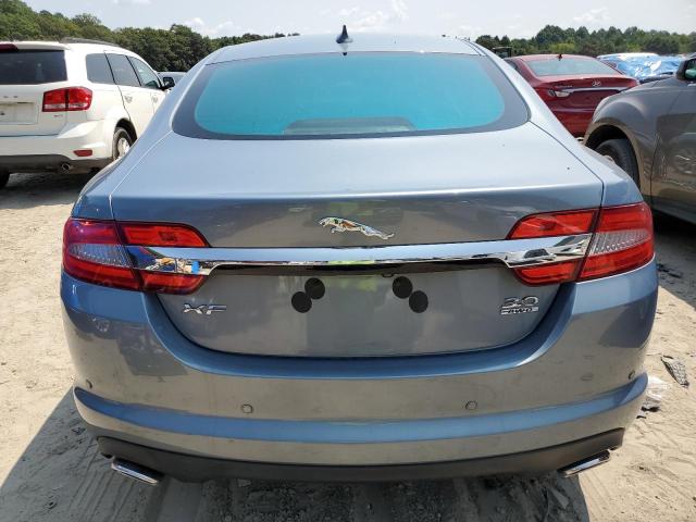 SAJWJ0EF0D8S90334 - 2013 JAGUAR XF BLUE photo 6