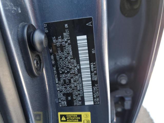 5TDZK3EH8CS084779 - 2012 TOYOTA HIGHLANDER BASE أزرق صورة 13