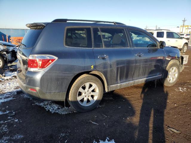 5TDZK3EH8CS084779 - 2012 TOYOTA HIGHLANDER BASE أزرق صورة 3
