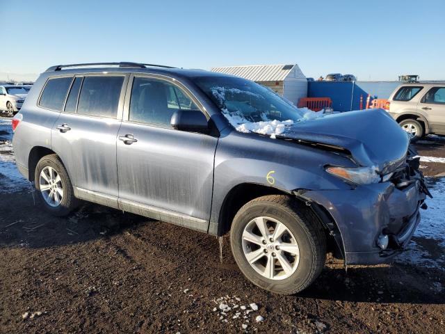 5TDZK3EH8CS084779 - 2012 TOYOTA HIGHLANDER BASE أزرق صورة 4