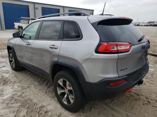 1C4PJMBS4HW651111 - 2017 JEEP CHEROKEE TRAILHAWK SILVER photo 2