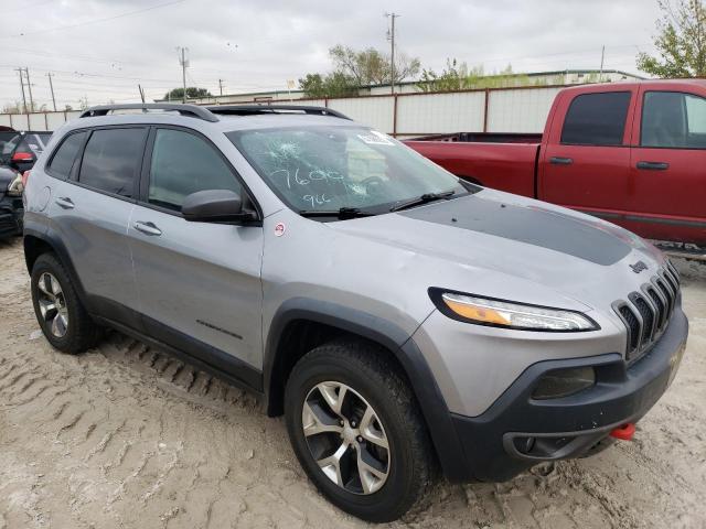 1C4PJMBS4HW651111 - 2017 JEEP CHEROKEE TRAILHAWK SILVER photo 4