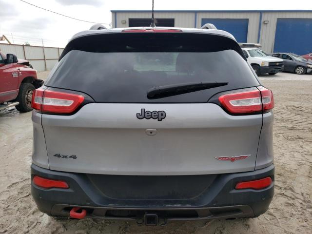 1C4PJMBS4HW651111 - 2017 JEEP CHEROKEE TRAILHAWK SILVER photo 6