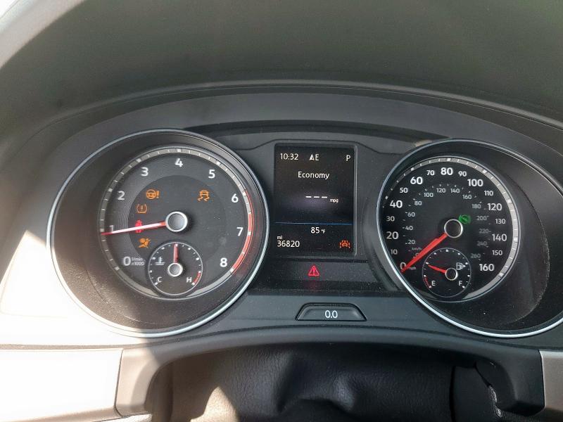 1V2WP2CA4KC594257 - 2019 VOLKSWAGEN ATLAS SE Білий фото 9