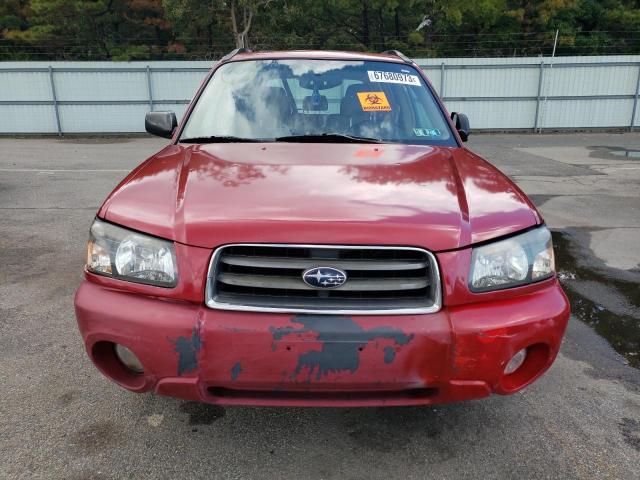 JF1SG65673H765674 - 2003 SUBARU FORESTER 2.5XS BURGUNDY photo 5