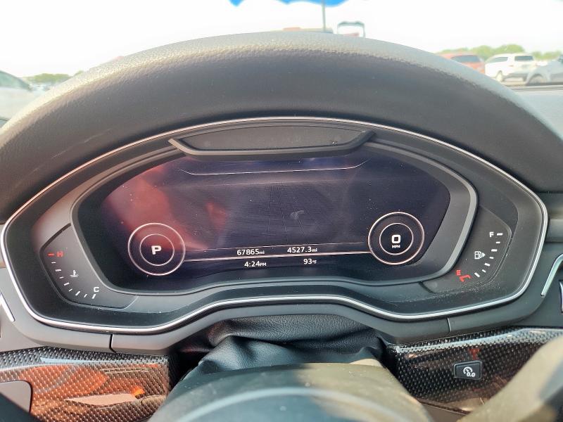 WAUP4AF54KA011539 - 2019 AUDI S5 PREMIUM PLUS Gri fotoğraf 9