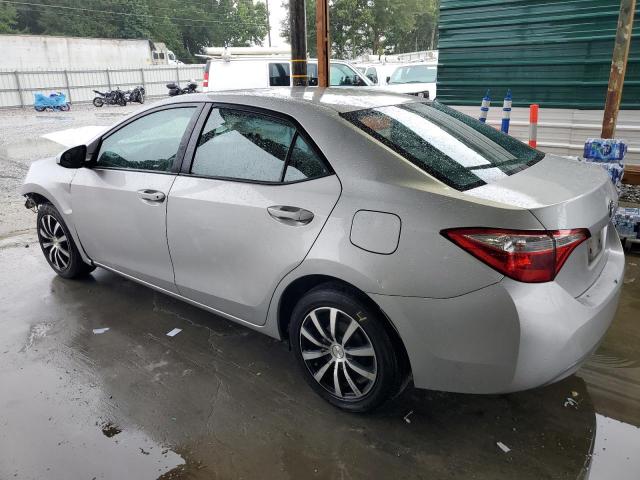 5YFBURHE0GP444237 - 2016 TOYOTA COROLLA L SILVER photo 2