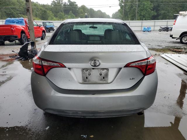 5YFBURHE0GP444237 - 2016 TOYOTA COROLLA L SILVER photo 6