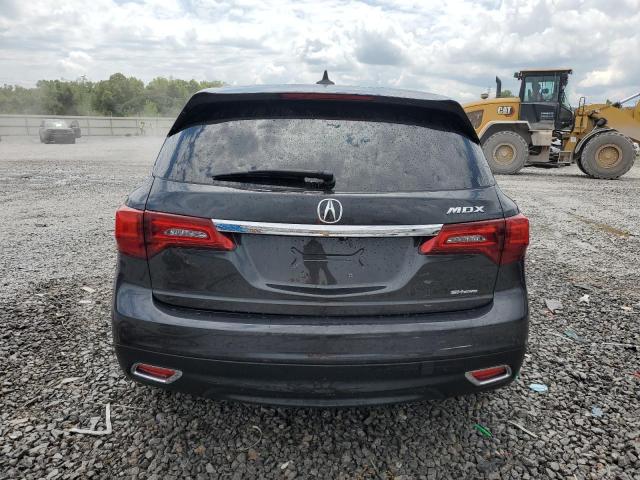 5FRYD4H47EB034272 - 2014 ACURA MDX TECHNOLOGY فحمي صورة 6
