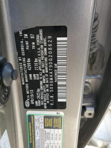 5XXGM4A79DG208629 - 2013 KIA OPTIMA LX SILVER photo 12