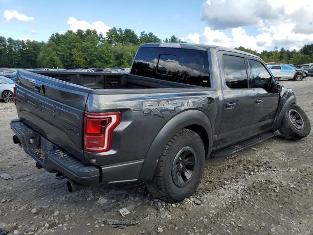 1FTFW1RG0JFE32794 - 2018 FORD F150 RAPTOR GRAY photo 3